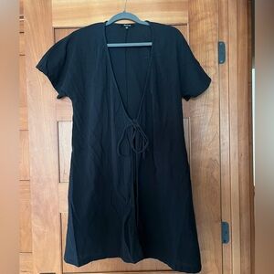 Black madewell dress/ swim cover up